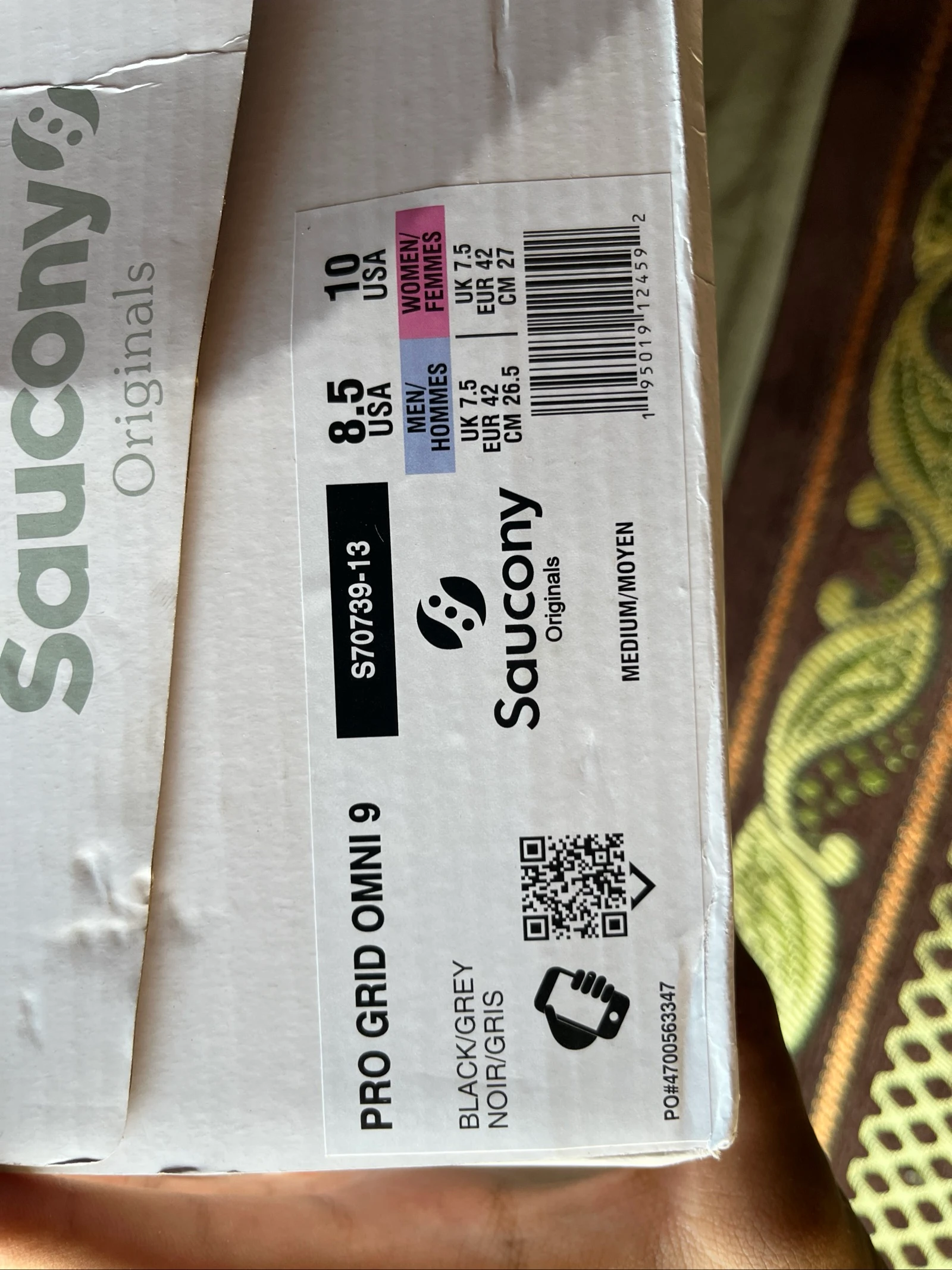 Saucony ProGrip Omni 9 Noir Gris – photo 8